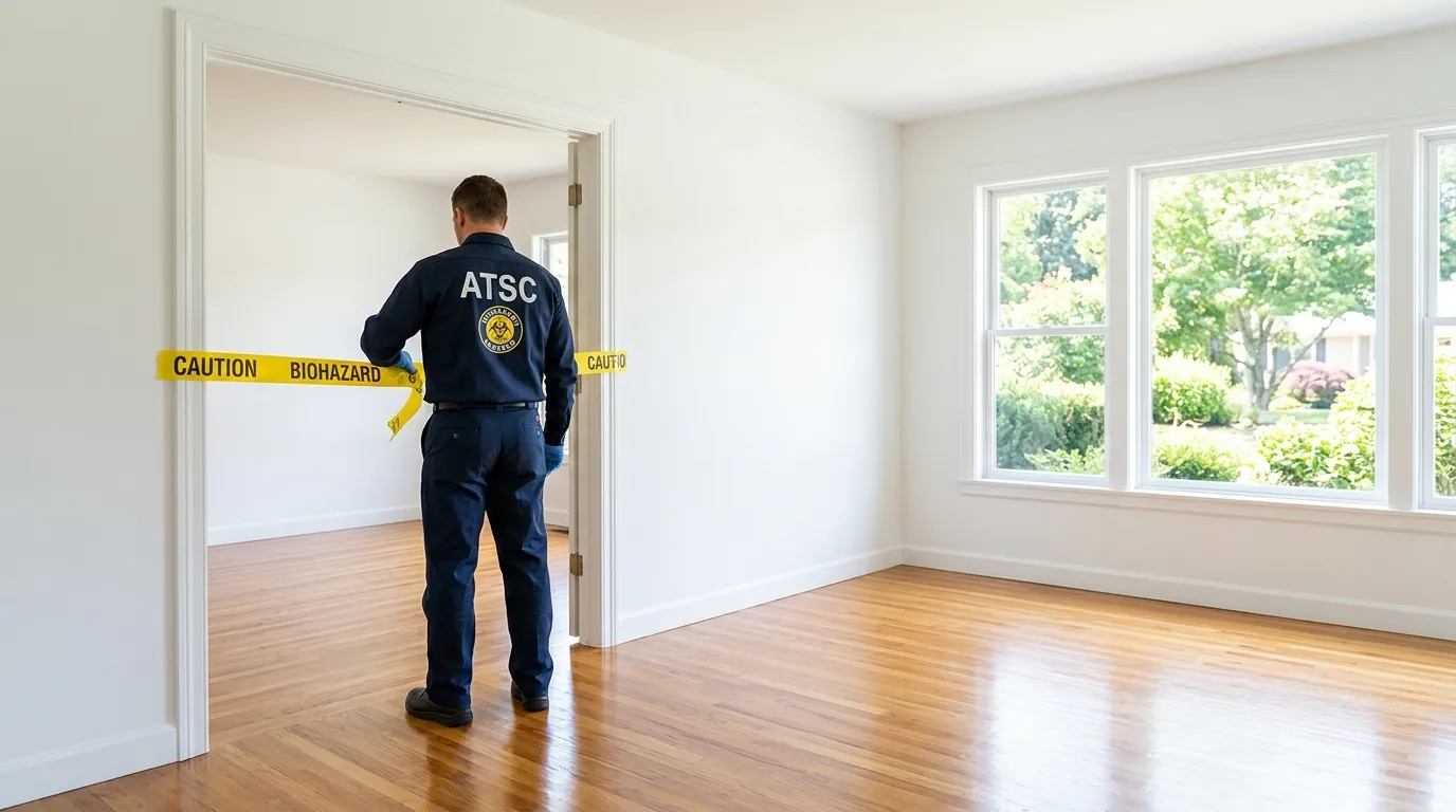 Certified biohazard cleanup crew performing Crime Scene Cleanup in Wauconda