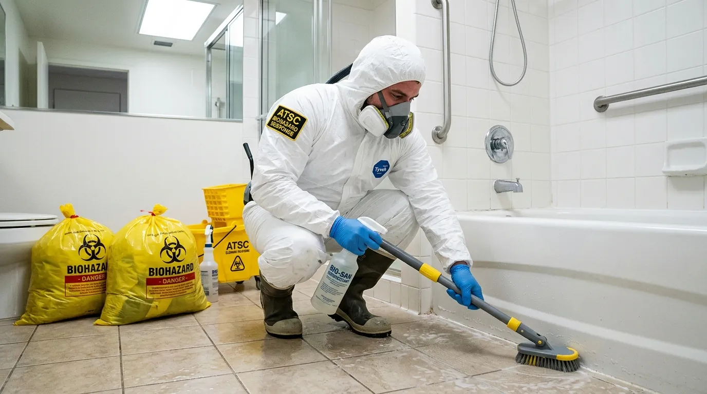 Decontamination equipment deployed for Blood Cleanup in Wauconda